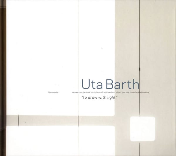 Cover of Uta Barth Blind Spot publication
