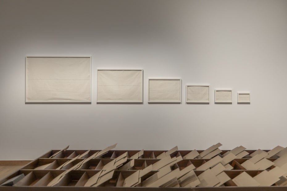 Installation view of Shilpa Gupta: Lines of Flight at Ishara Art Foundation, 2025.