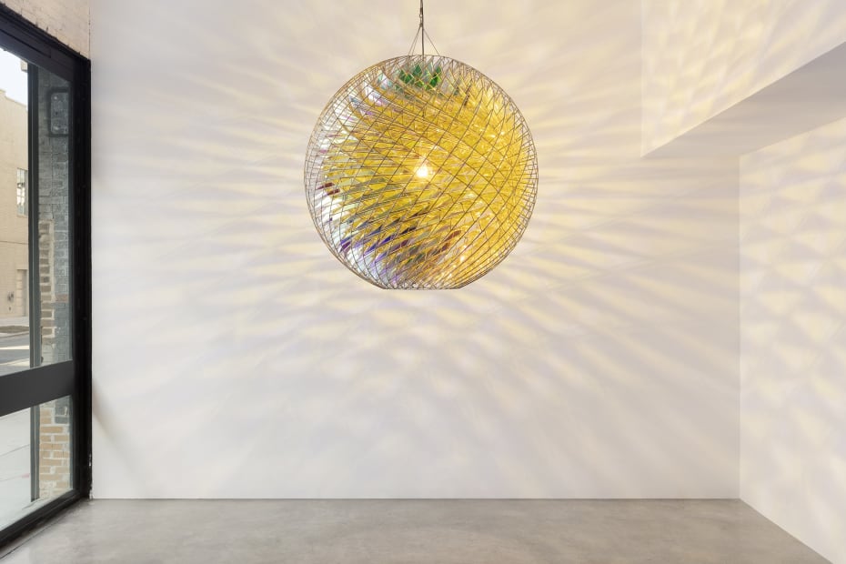 Olafur Eliasson's installation view at Tanya Bonakdar Gallery, New York