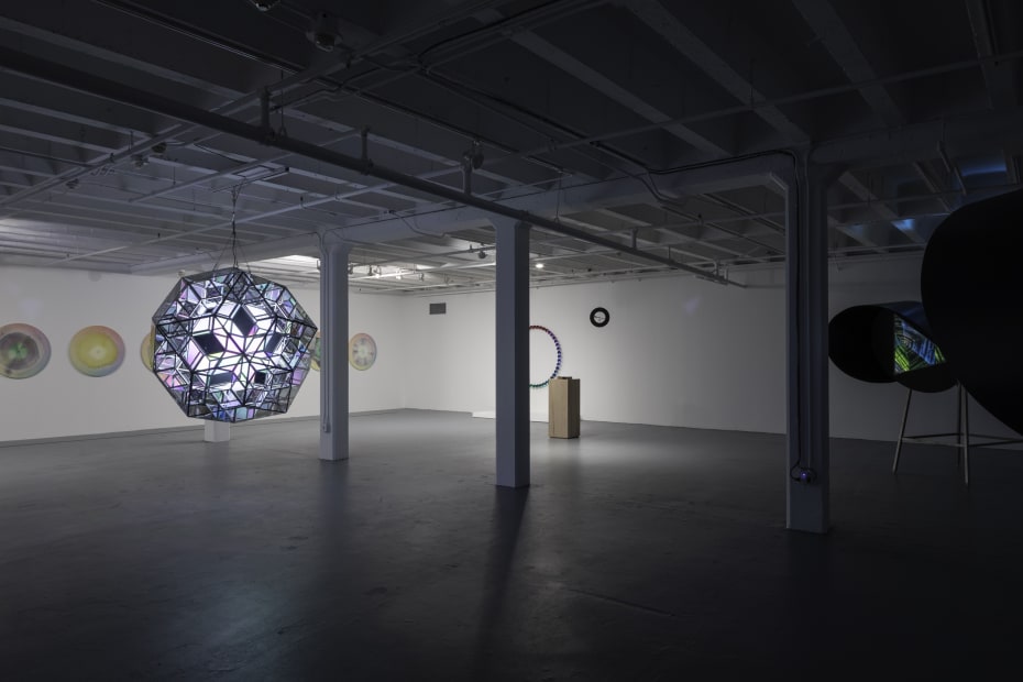 Installation view of Olafur Eliasson: OPEN at MOCA LA.