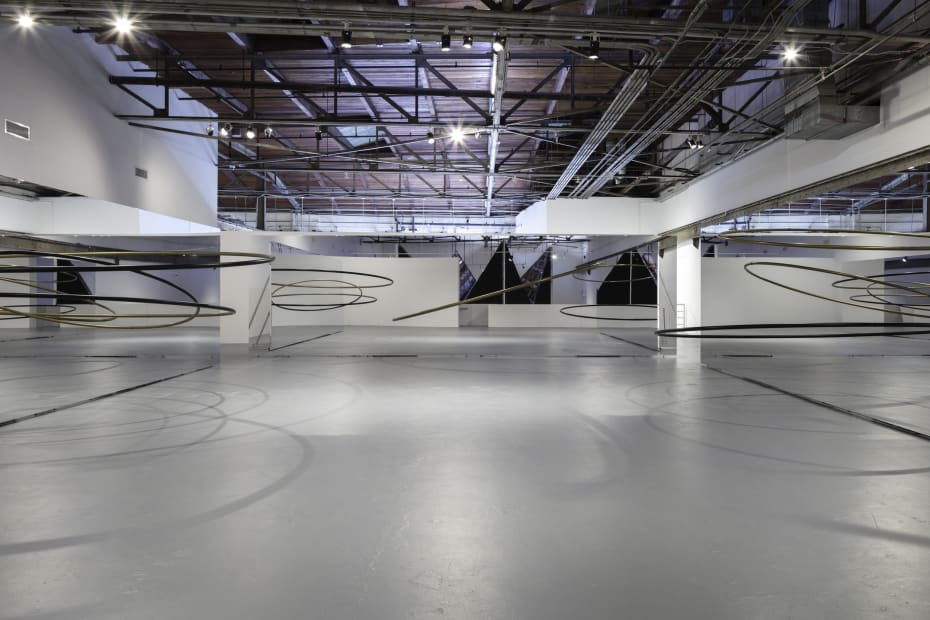 Installation view of Olafur Eliasson: OPEN at MOCA LA.