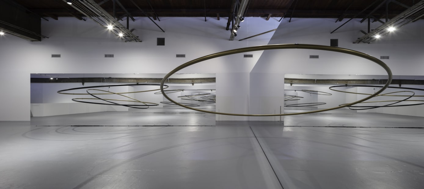 Installation view of Olafur Eliasson: OPEN at MOCA LA.
