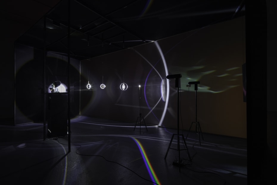 Installation view of Olafur Eliasson: OPEN at MOCA LA.
