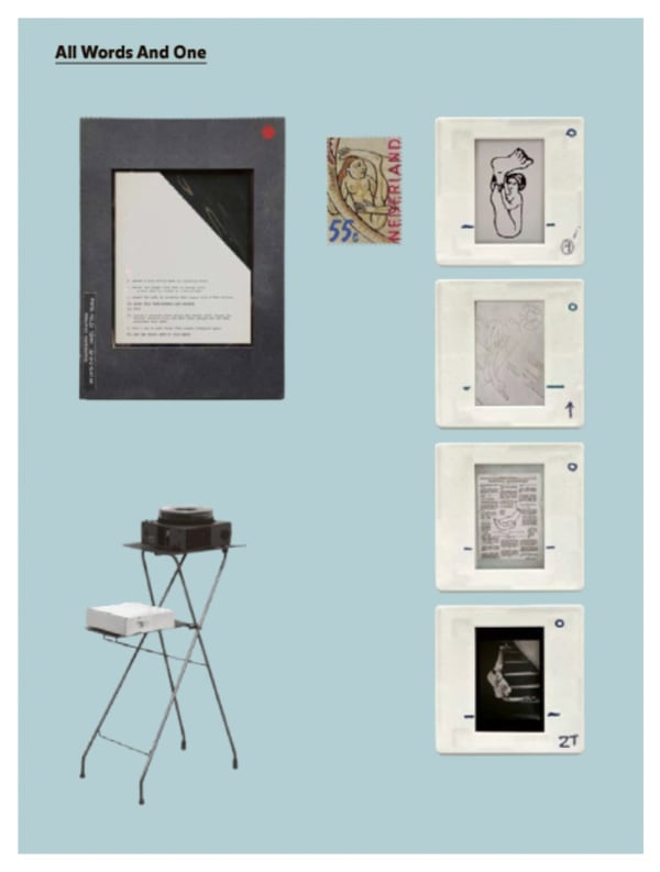 Mark Mander's All Words and One publication image.