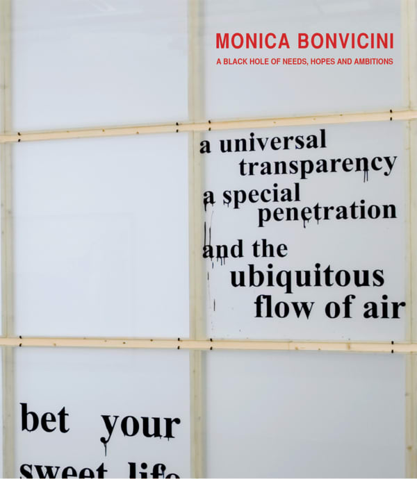book cover image of Monica Bonvicini