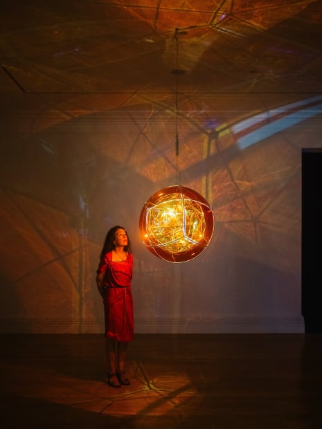 Installation view: Olafur Eliasson: Your curious journey, Auckland Art Gallery Toi o Tāmaki, 2024
