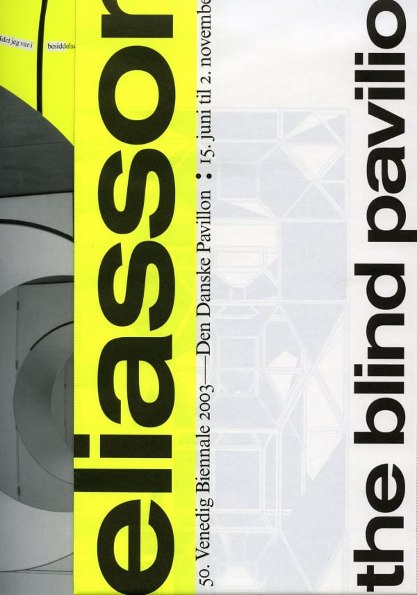 Cover of Olafur Eliasson The Blind Pavilion