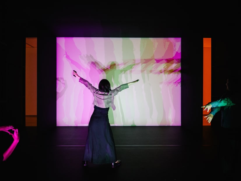 Installation view: Olafur Eliasson: Your curious journey, Auckland Art Gallery Toi o Tāmaki, 2024
