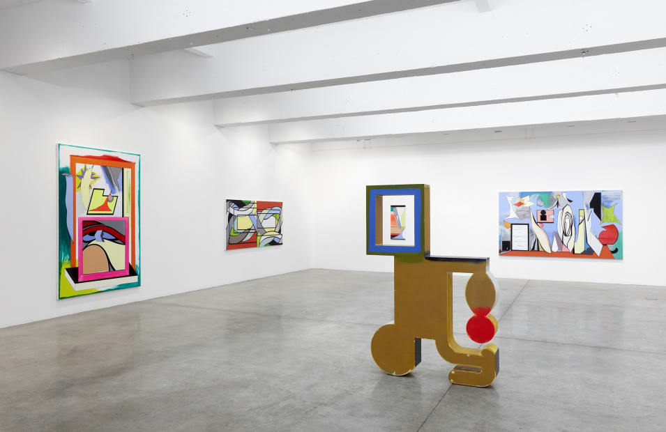 Thomas Scheibitz's installation images.