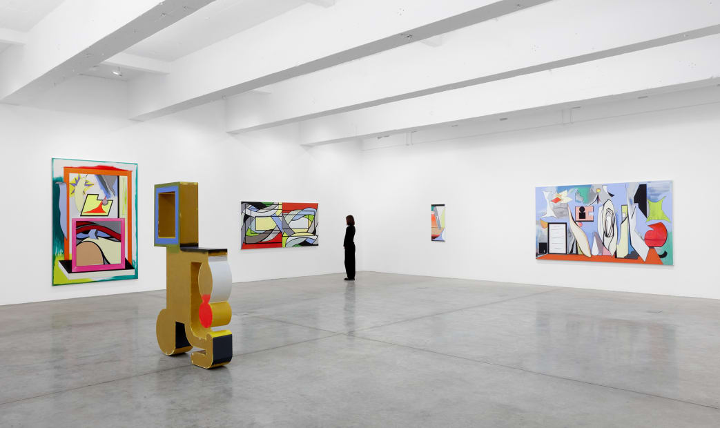 Thomas Scheibitz's installation images.
