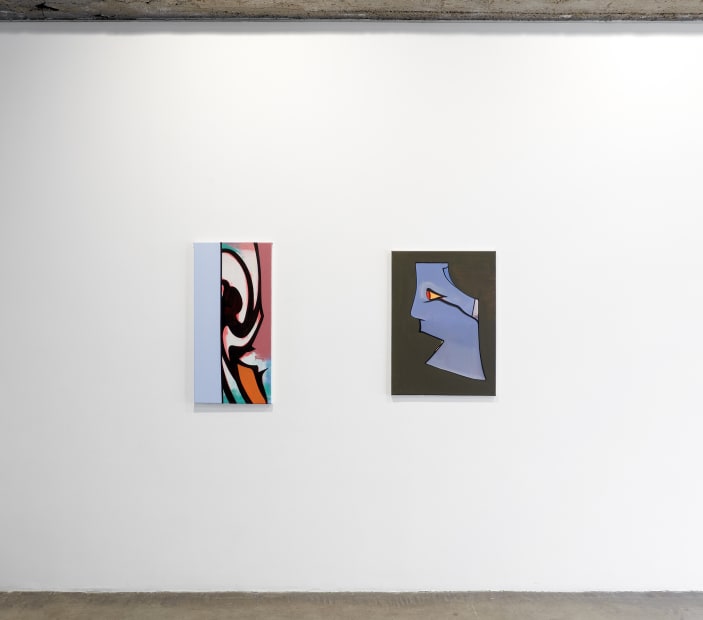 Thomas Scheibitz's installation images.