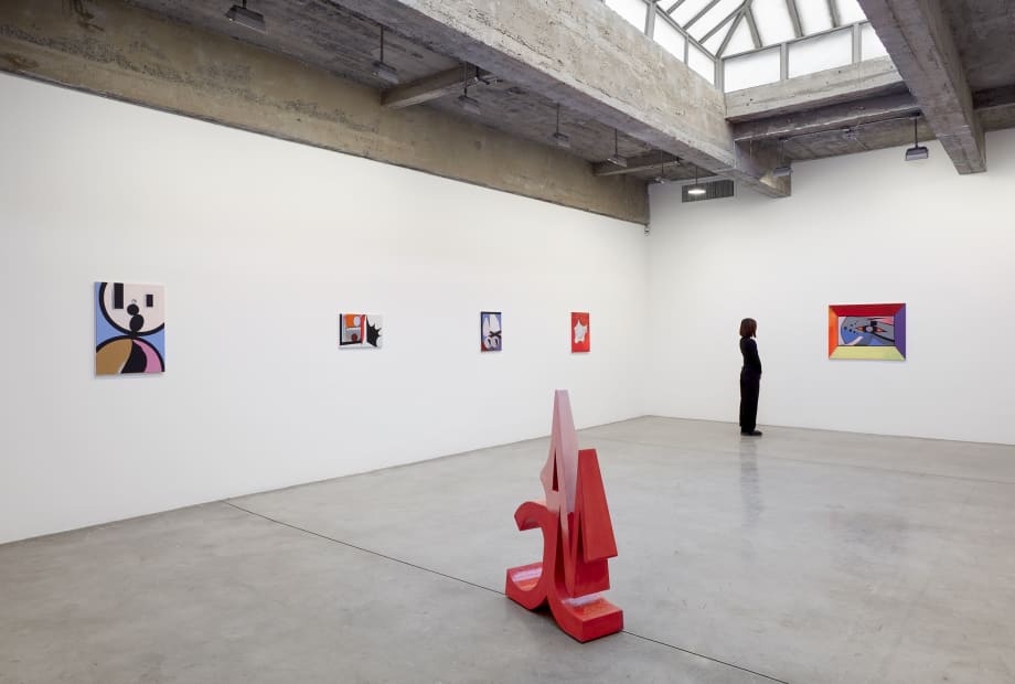 Thomas Scheibitz's installation images.