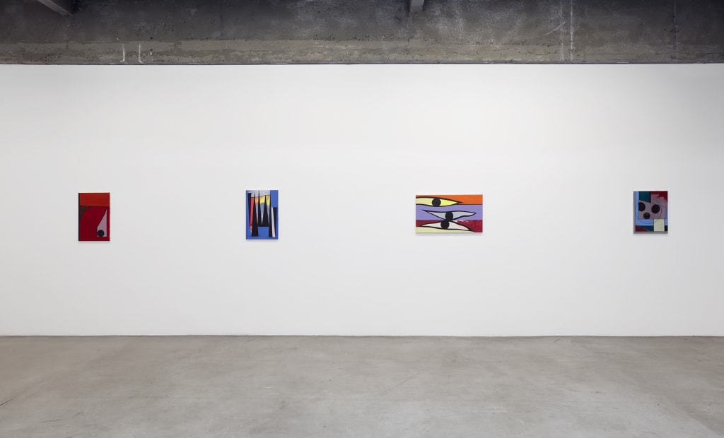 Thomas Scheibitz's installation images.