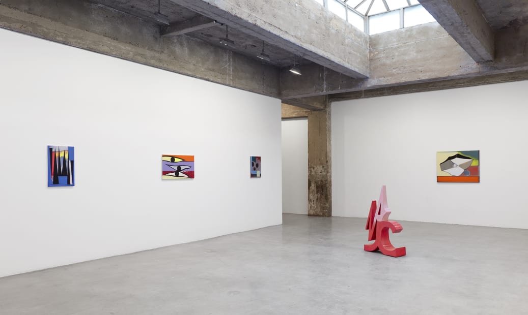 Thomas Scheibitz's installation images.