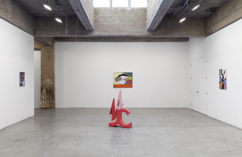 Thomas Scheibitz's installation images.
