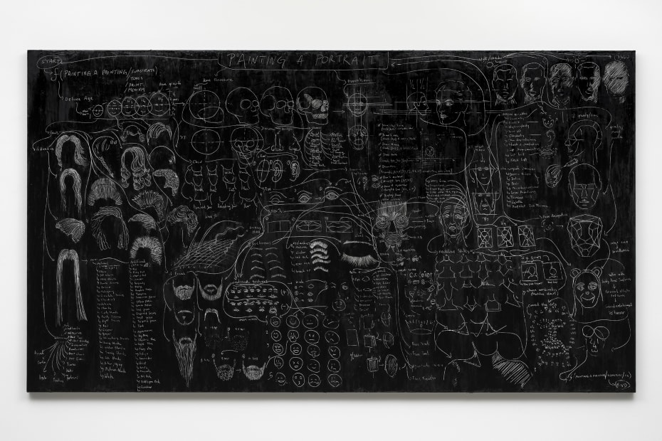 Flow Chart (Painting a Portrait), 2023