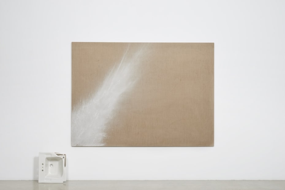 Marking (from Porcelain Bathroom Sink), 2014