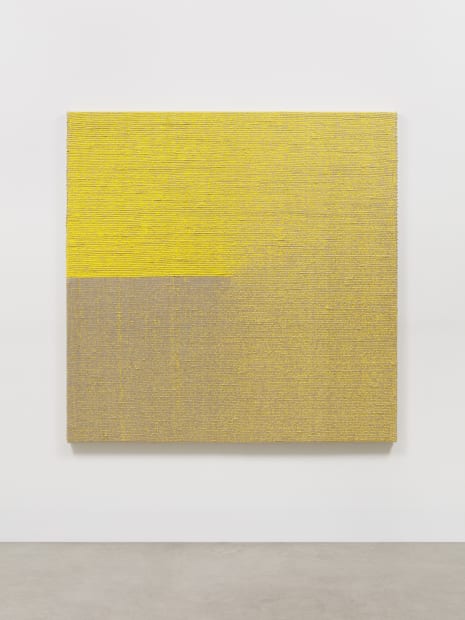 Woven Angle Gradient as Weft, Cadmium Yellow Medium, 2021