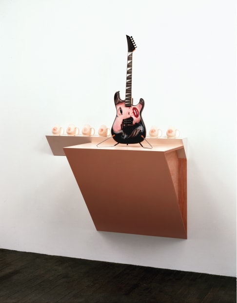Untitled (breast mugs, Marilyn guitar) I-2, 1990