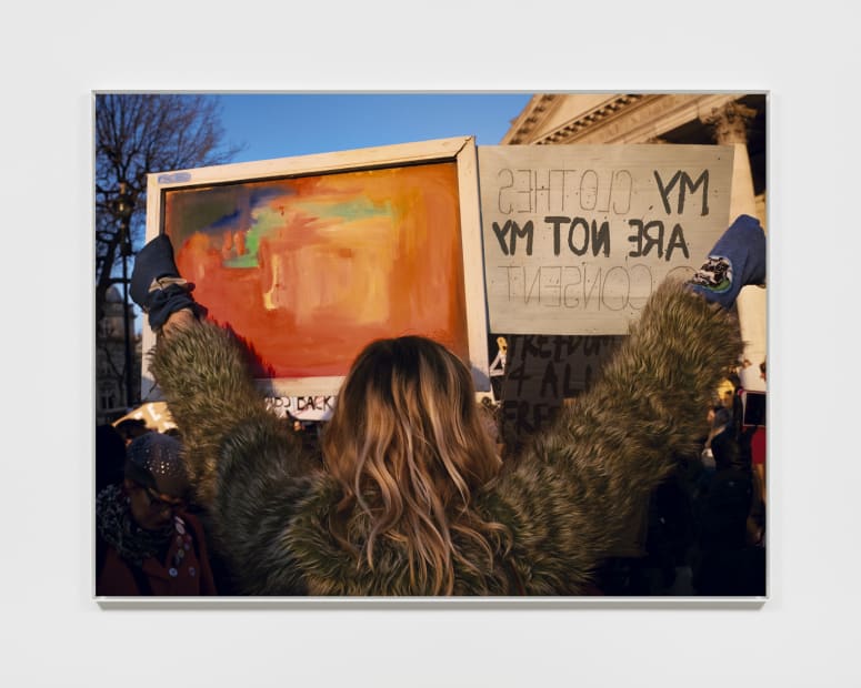 ‘My clothes are not my consent’, Women’s March, London 2017, 2017