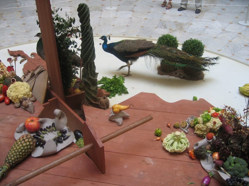 Pheasants with Food [detail], 2005/2006