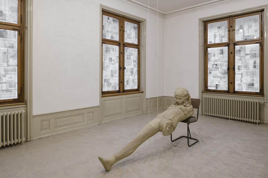 Clay Figure with Thin White Rope, 2013-2018