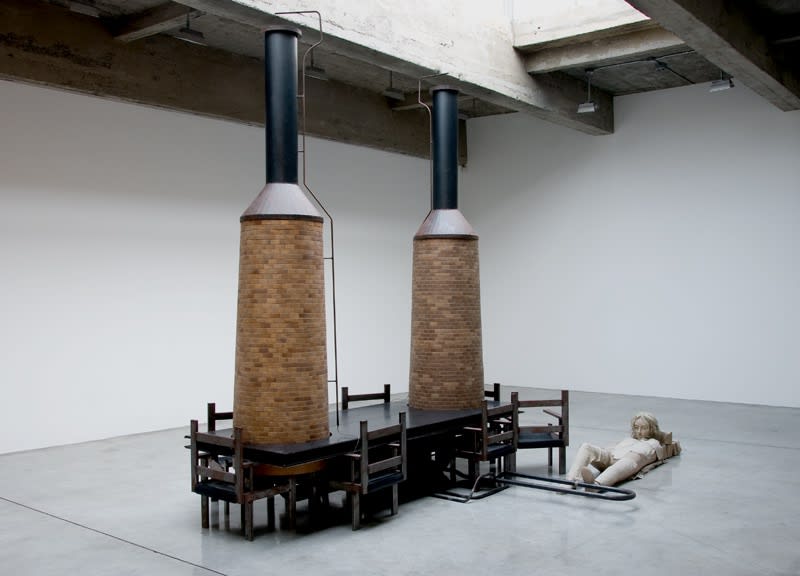 Room with Chairs and Factory, 2003-2008