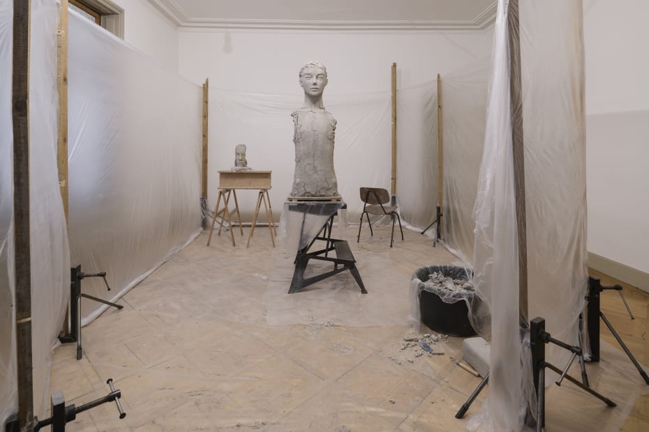 Room with Unfired Clay Figure, 2014