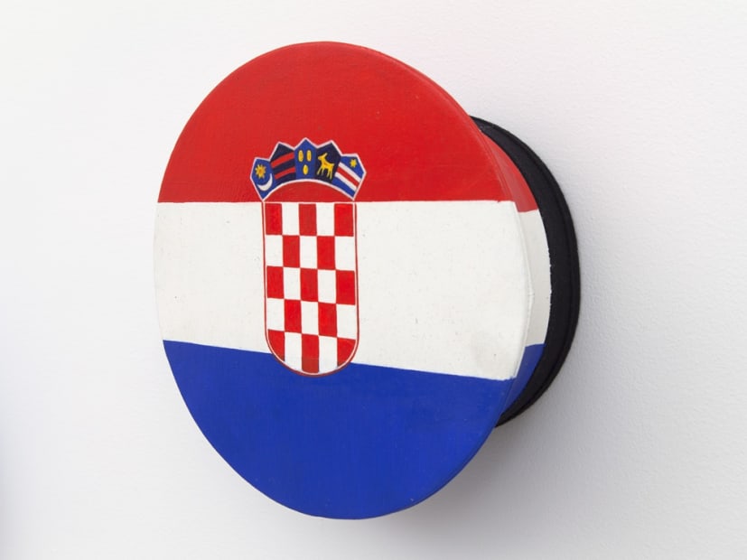 Souvenir Palace, flag hats [detail], 2010