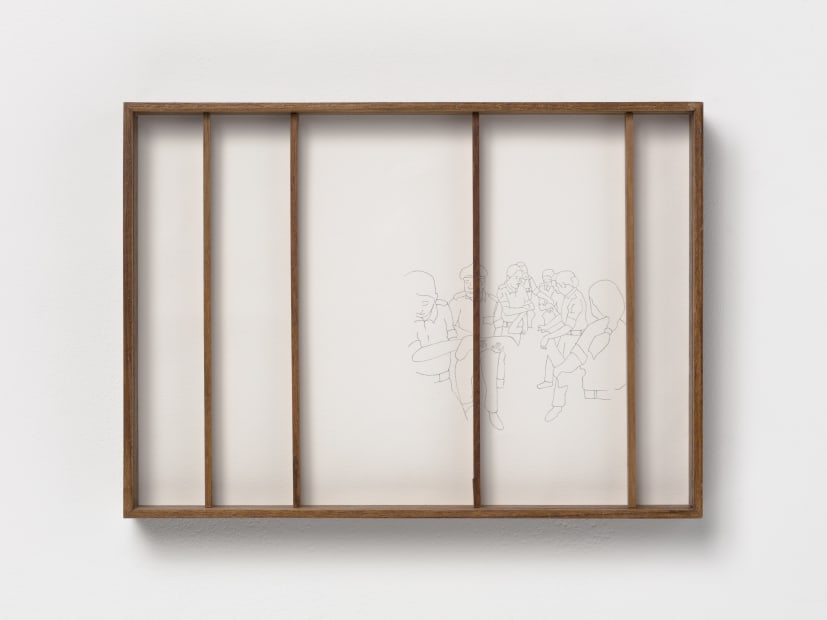 Untitled (Jailed poets drawing), 2018