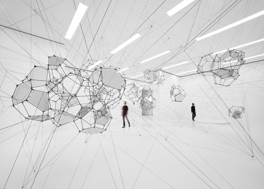 Installation view, Stillness in Motion — Cloud Cities, Museum of Modern Art, San Francisco, 2016