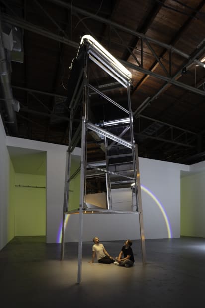 Installation view of Olafur Eliasson: OPEN at MOCA LA.