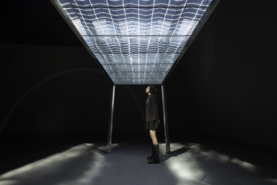 Installation view of Olafur Eliasson: OPEN at MOCA LA.