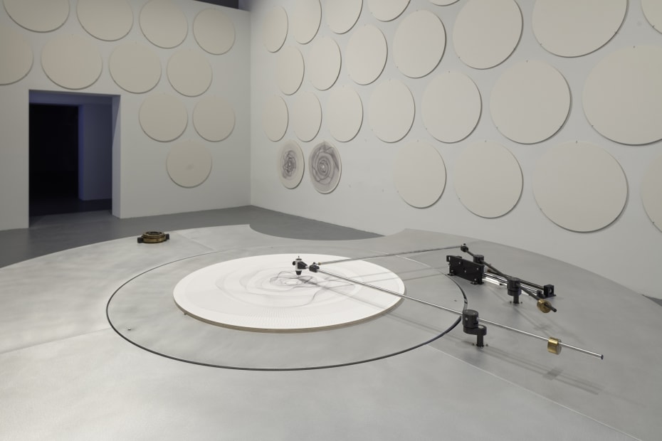 Installation view of Olafur Eliasson: OPEN at MOCA LA.