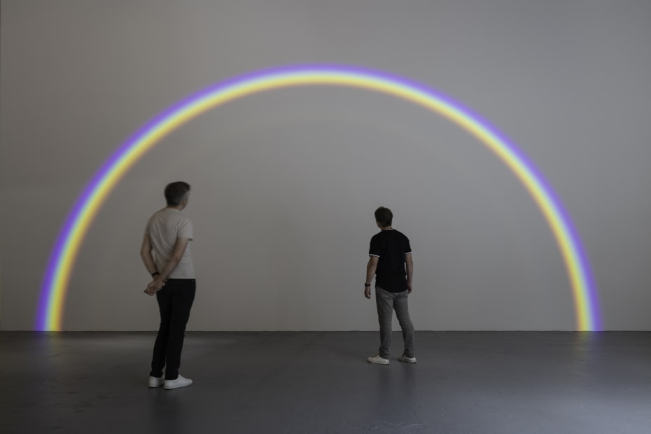 Installation view of Olafur Eliasson: OPEN at MOCA LA.
