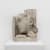 Mark Mander Bonewhite Clay Head sculpture.