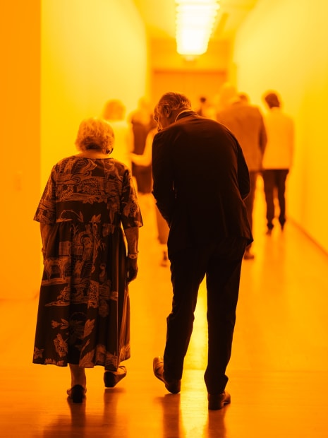 Installation view: Olafur Eliasson: Your curious journey, Auckland Art Gallery Toi o Tāmaki, 2024